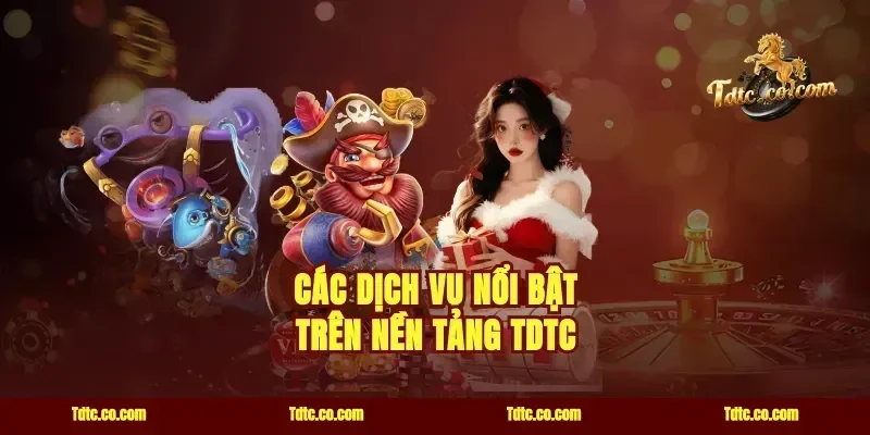 Các dịch vụ nổi bật trên nền tảng TDTC