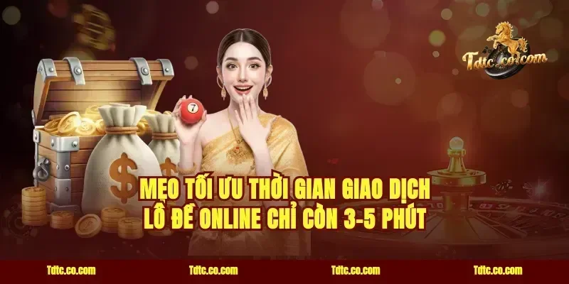 Mẹo tối ưu thời gian giao dịch lô đề online chỉ còn 3-5 phút