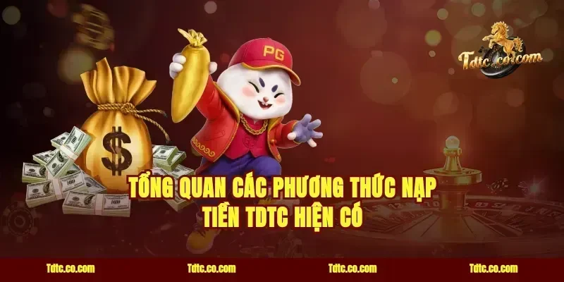 Tổng quan các phương thức nạp tiền TDTC hiện có