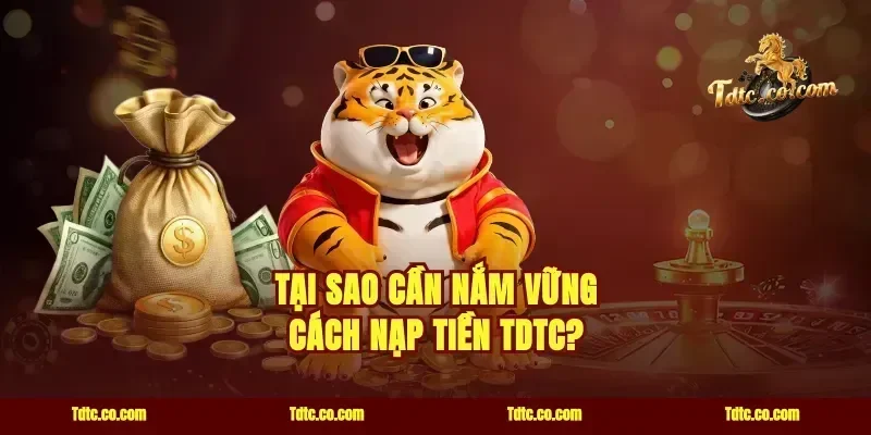 Tại sao cần nắm vững cách nạp tiền TDTC?