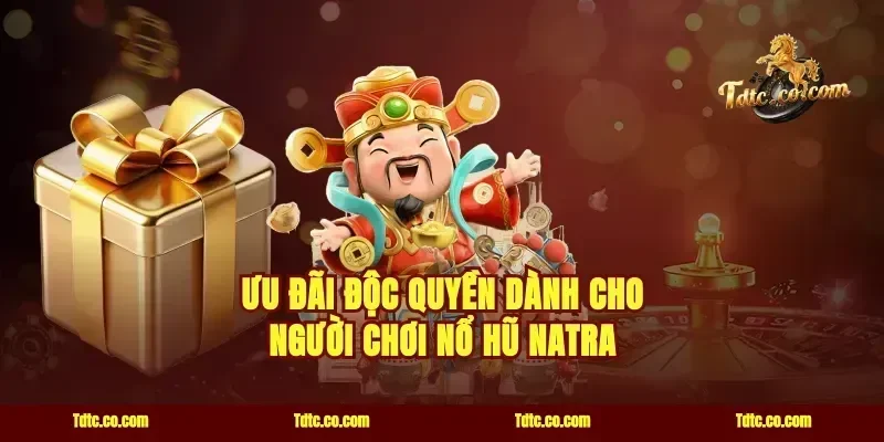 Ưu Đãi Độc Quyền Dành Cho Người Chơi Nổ Hũ Natra