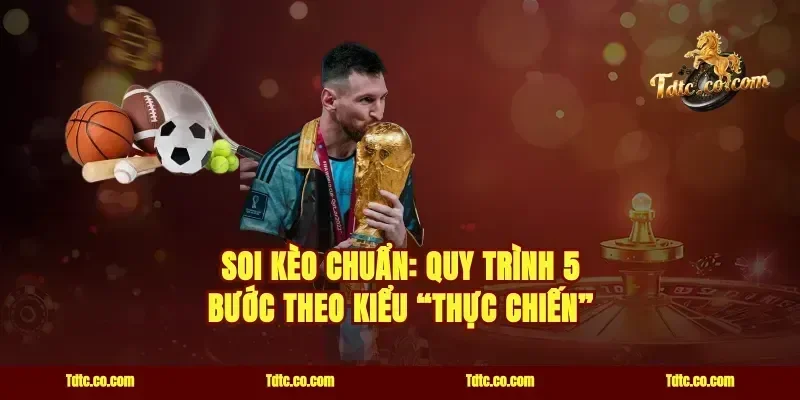 Soi kèo chuẩn: quy trình 5 bước theo kiểu “thực chiến”